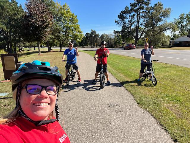 image from Biking the Alpena Bi-Path Trail on E-Bikes
