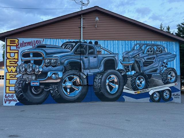image from Bluewell WV: Hidden Mural & ATV Trail Paradise