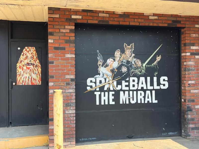image from Canton Ohio Street Art: A Spaceballs Mural Surprise