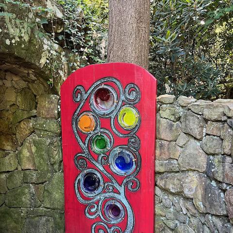 One of the unique doors.