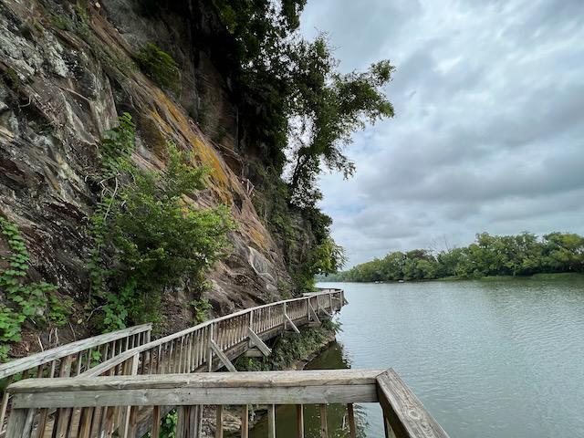 Tennessee River view from boardwalk