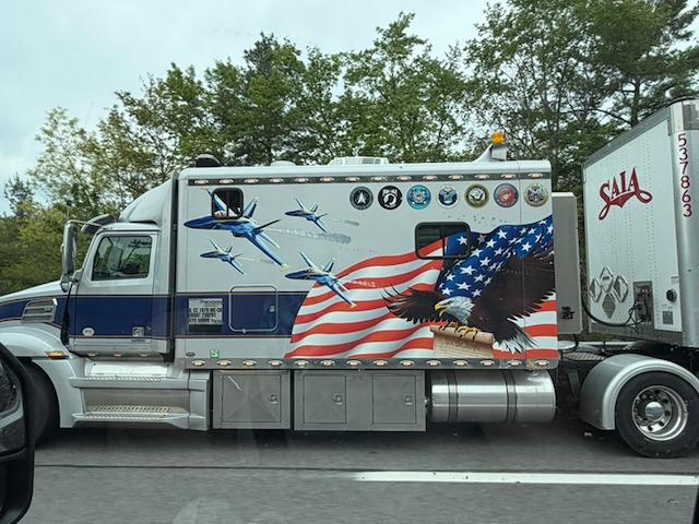 image from Military Tribute Semi-Truck Spotted in West Virginia