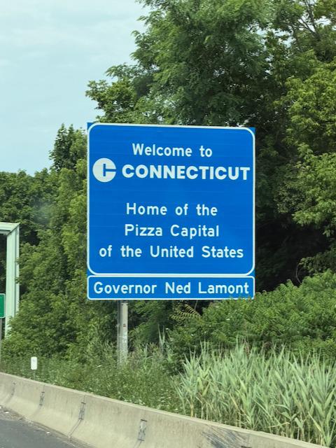 New York State border sign