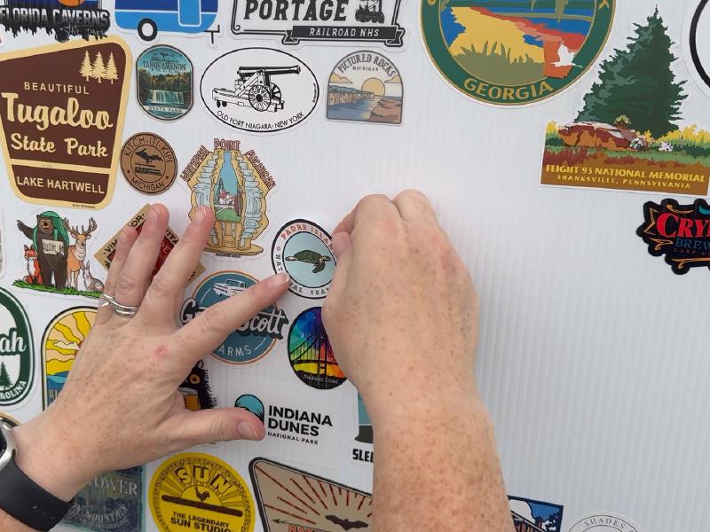 image from Updating our sticker board