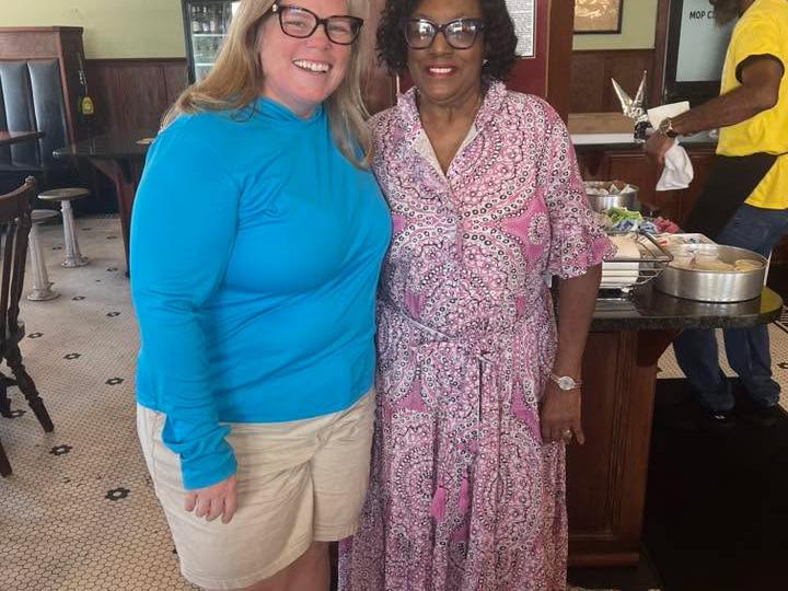 image from Kate got to meet Ms. Pearl!
